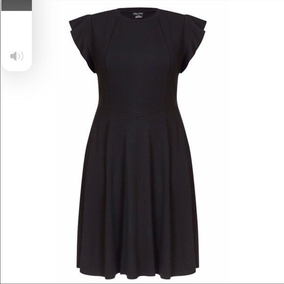 NWOT CITY CHIC Frill Shoulder Dress Size M/18 - Picture 6 of 11